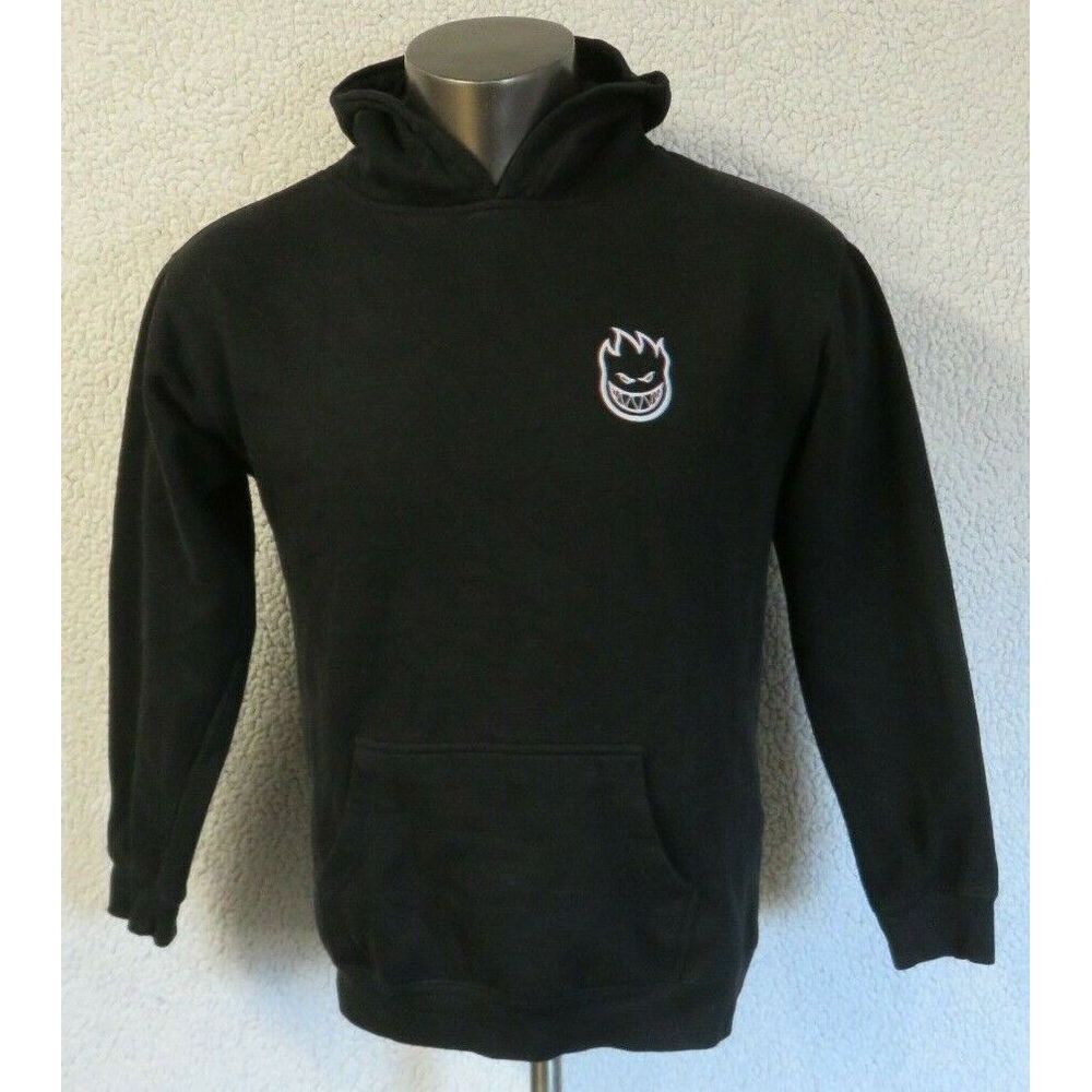Mens Vintage Spitfire Hoodie Pullover Sizeโ S Black Independent SS4001YP